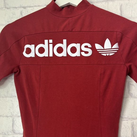 Adidas Cute Sexy Body Con Dress Size XS Stripes - Picture 2 of 10